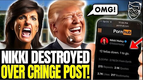 YIKES! NIKKI HALEY SENDS X-RATED TWEET ABOUT 'FINISHING OFF' 12 GUYS | INTERNET DESTROYS HER 🤣