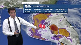 Hurricane Elsa 12 p.m. update Via Denis