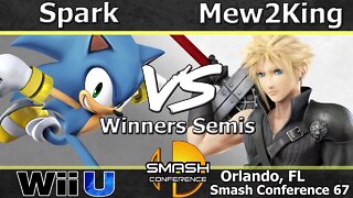 Instinct Spark (Sonic) vs. FOX MVG|Mew2King (Cloud) - Wii U Winners Semis - SC:67