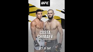 Paulo Costa vs Khamzat Chimaev set for UFC 294 || My Thoughts