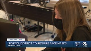 Broward County School District votes to continue requiring face masks in school
