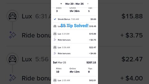 $5 Tip Resolved! Thomas is THE MAN!! #lyft #tips #badmath