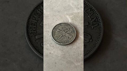Amazing Historical 2 Centavos Mexico Coin, Rare Coin Due To Its Being Disliked