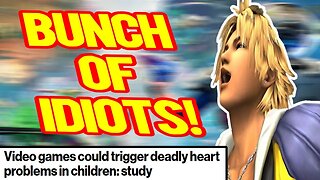 Lying TRASH Media Says Video Games Are DAMAGING Kids