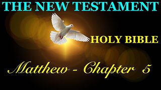 Matthew - Chapter 5 DAILY BIBLE STUDY {Spoken Word - Text - Red Letter Edition}