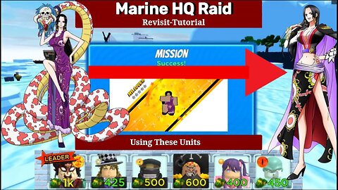 (New) How to Solo MarineHQ RAID With 2 Special Banner Units Step by Step Tutorial BOA? |ASTD |ROBLOX