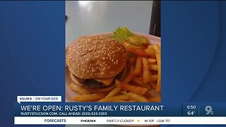 Rusty's Family Restaurant offers takeout fare