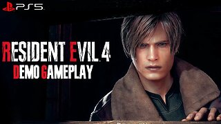 QUE JOGO É ESSE, TA INSANO • DEMO RESIDENT EVIL 4 REMAKE GAMEPLAY PT-BR (PS5)