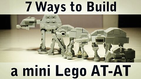 7 Ways to Make a Mini Lego AT-AT