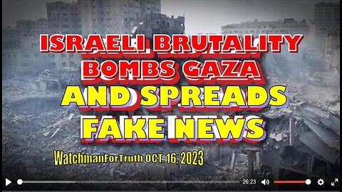 Israel Brutally Bombs Palestinian Civilians As Corporate Media Spreads Fake Stories