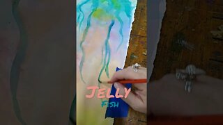 watercolor jelly fish