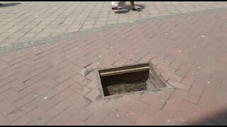 SOUTH AFRICA - Durban - Manholes covers stolen (Video) (yf4)