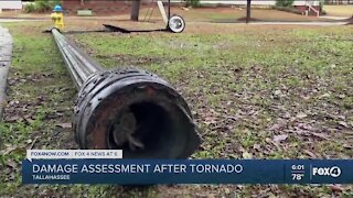Tornado damage in Tallahassee