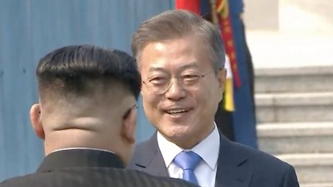 Kim Makes History, Walks Into South Korea To Begin Peace Talks