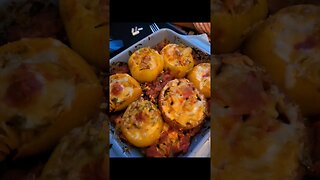 BBQ Beef-Pasta Stuffed Tomatoes 🍅 🍝 - Recipe link in description #stuffedtomato #recipe