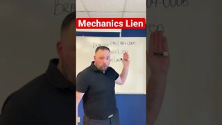 MECHANICS LIEN