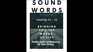 Sound Words, Faith and Confidence of the Godly