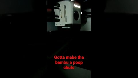 Making the Bambu poop chute #3dprinting #x1carbon #bambulab