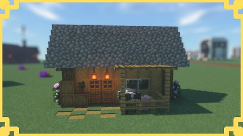 How to Build an Oak Starter House in Minecraft