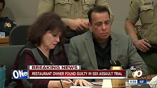 La Jolla restaurant owner found guilty of several counts of sex assault