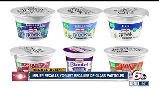 RECALL: Meijer issues recall for glass in yogurt cups