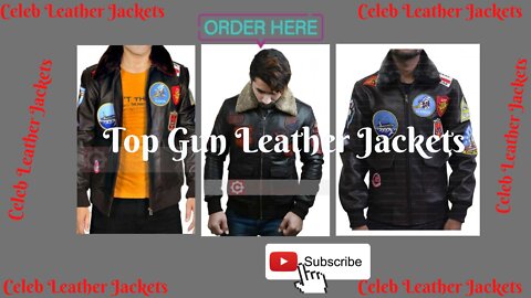 Top Gun || Tom Cruise || Maverick || Brown Leather Jacket