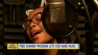 Free summer program helps teens make music