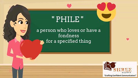 "Exploring Fun Words That End in 'phile'" #philevolabluary #Day1