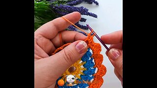 crochet motif #crochet #crocheting #shorts