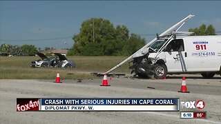 Crash with serious injuries in Cape Coral
