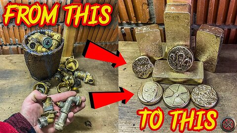 Uncovering Hidden Riches: How One Person's Scrap Brass Became a Treasure Trove! #brass #metalcasting