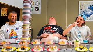 Professional Eater Vs Sushi Train