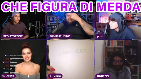 GIULIA PAGLIANITI FA UNA FGURA DI MERDA IN LIVE DA GRENBAUD😂😂