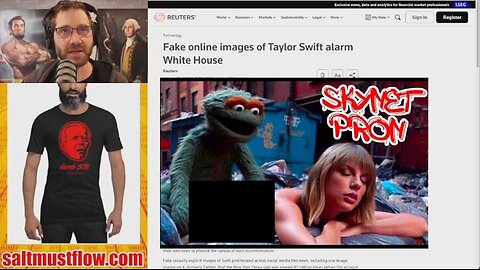 Pedophile LGBTQIA+ Pushing White House 'Concerned' About Satanist MAN Taylor Swift AI Porn!