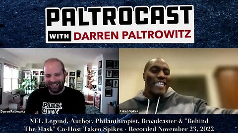 NFL Legend Takeo Spikes On His "Behind The Mask" Podcast & Book, Career Goals, Positivity & More