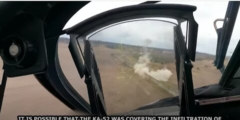 Ukrainie War - Russian KA-52 Emergency Landing During Combat Sortie At Hostomel Airport • POV