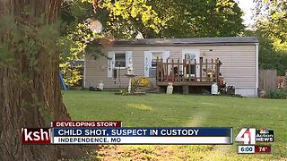 1 in custody after child shot in Independence, police say