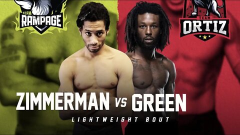 Desmond Green vs. Piankhi Zimmerman - Freedom Fight Night 1 (Highlights)