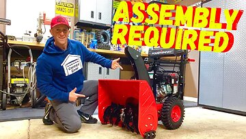 I UNBOXED & ASSEMBLED A POWERSMART 24 INCH GAS SNOWBLOWER, HERE'S HOW!