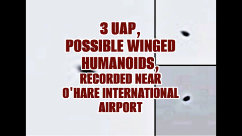 3 UAP's Possibly Mothmen Witnessed near O'Hare Airport