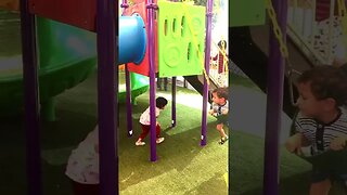 Baby scared of the swings?? #baby #swing #scared #kids #shorts #youtubeshorts #viral #viralshorts