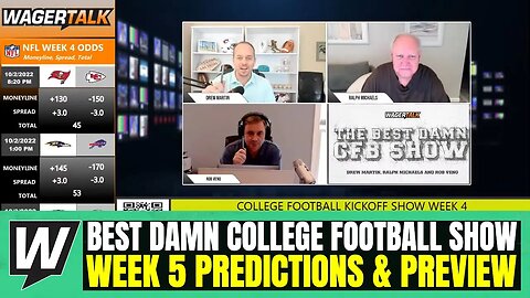 Best Damn College Football Show | NCAAF Week 5 Predictions | Clemson vs NC State | Baylor vs OSU