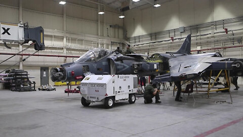 Marines train to drop bombs at a moment's notice: maintenance (BRoll)