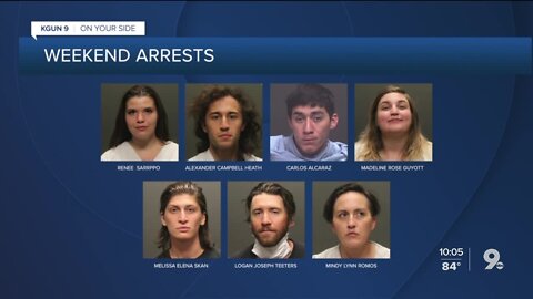 Tucson police release names, charges of 19 arrested during weekend protests 10p