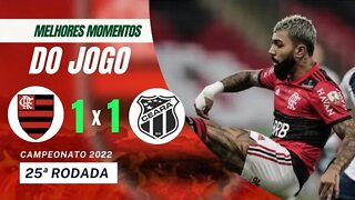 FLAMENGO X CEARÁ MELHORES MOMENTOS 25° RODADA DO CAMPEONATO BRASILEIRO/ FLAMENGO EMPATA COM CEARÁ