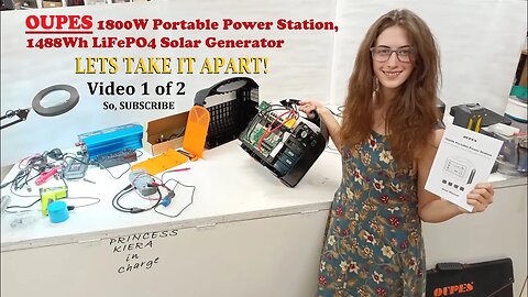 OUPES 1800W & 1488Wh Portable Power Station review, open it up, study it, opinion made? VIDEO 1 of 2