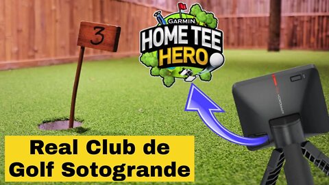 Real Club de Golf Sotogrande - 18 Hole Sim Golf Course Vlog on Garmin R10 Launch Monitor Simulator