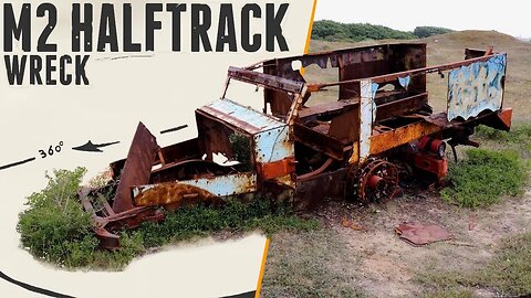 Abandoned M2 Halftracks - Normandy.