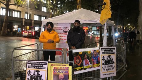 1984 Sikh Genocide Protest Indian HC London Khalistan is the only Solution