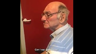 'Grandpa's reaction to the What the Fluff Challenge was... unexpected' Wait for it